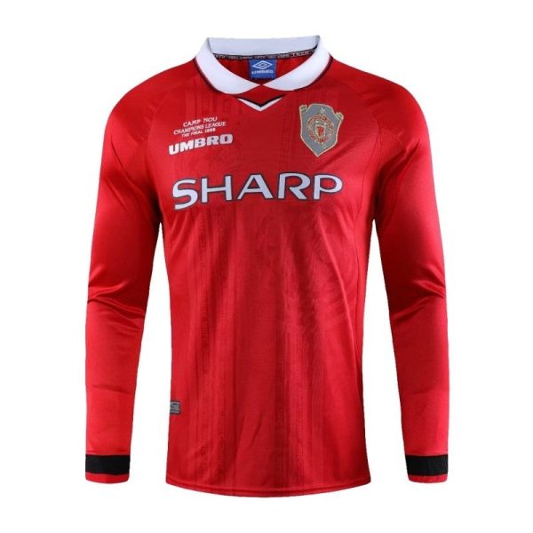 CHAMPIONS LEAGUE RETRO DRES MANCHESTER UNITED FC 1998/99