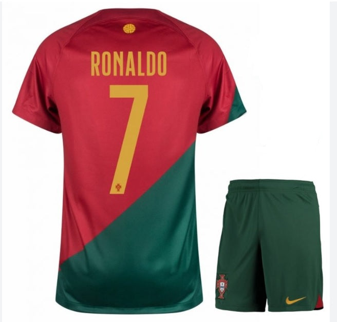 DOMAČI OTROŠKI KOMPLET PORTUGALSKA 2023/24 - RONALDO 7