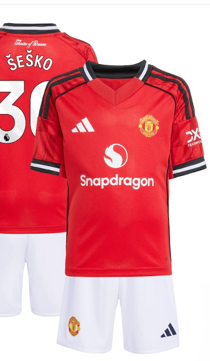 DOMAČI OTROŠKI KOMPLET MANCHESTER UNITED 2025/2026