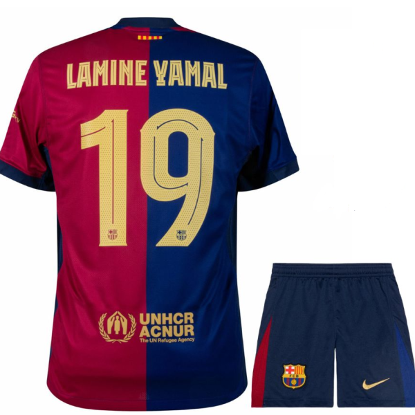 DOMAČI OTROŠKI KOMPLET FC BARCELONA 2024/25 - LAMINE YAMAL #19